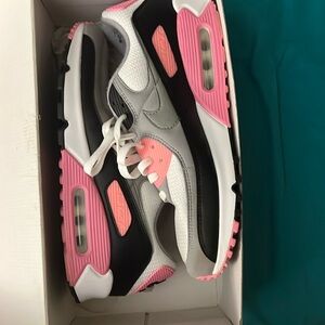 Nike Air Max 90 white/rose/ grey very good condition clean